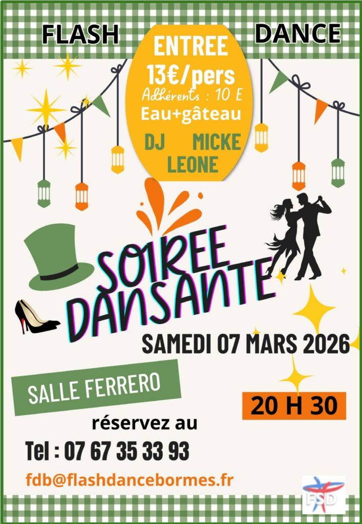 Soirée dansante 07 03 26